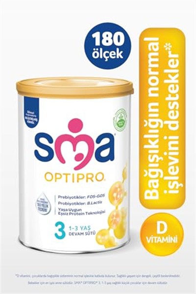 SMA Optipro 3 Devam Sütü (1-3 Yaş, 800 g)