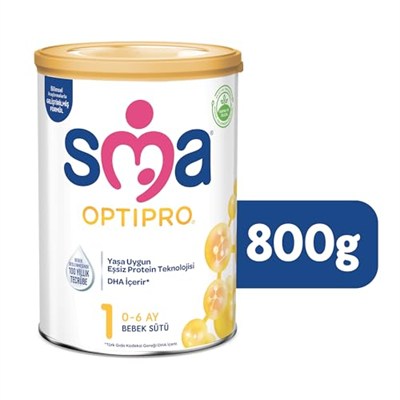 SMA Optipro Bebek Sütü (0-6 Ay, 800 g) x 6