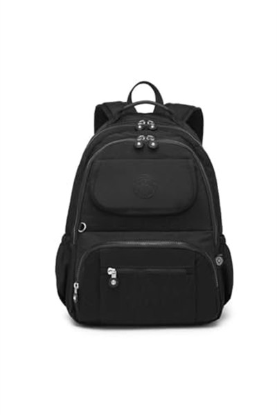 Smart Bags Büyük Boy Sırt Çantası Krinkıl Kumaş 1215 01 Siyah