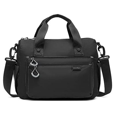 Smart Bags Ekstra Hafif Kumaş Kadın Postacı Çantası 3141 Siyah