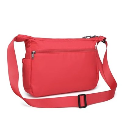 Smart Bags Ekstra Hafif Kumaş Kadın Postacı Çantası 3146 Kırmızı