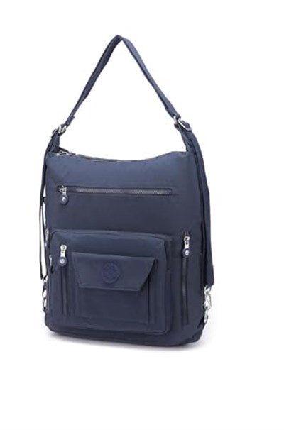 Smart Bags Hem Sırt Hem de Omuz Kadın Çantası 1205 Lacivert