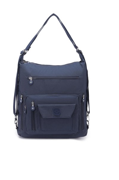 Smart Bags Hem Sırt Hem de Omuz Kadın Çantası 1205 Lacivert