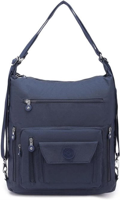 Smart Bags Hem Sırt Hem de Omuz Kadın Çantası 1205 Lacivert