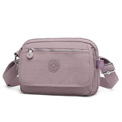 Smart Bags Postacı Kadın Çantası Krinkıl Kumaş 3166 Ten