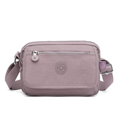 Smart Bags Postacı Kadın Çantası Krinkıl Kumaş 3166 Ten