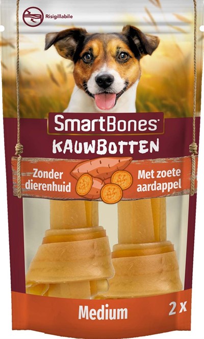 Smartbones Sweetpotato Medium Orta Boy Tatlı Patatesli Kemik 2li, 158 Gr Köpek Ödülü