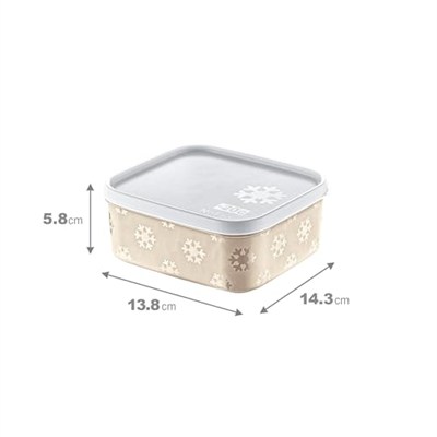 Smartware 2Li Set No Frost Saklama Kabı Latte 700 ML