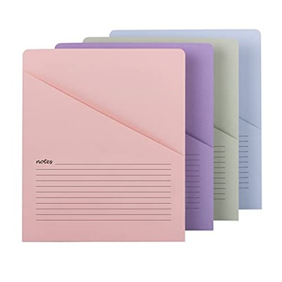 Smead Organized Up Notes Slash File Ceket, Mektup Boyutu, Çeşitli Renkler, Paket başına 12 adet (75429)
