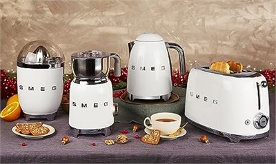 smeg 50s Style Retro Beyaz Narenciye Sıkacağı CJF11WHEU