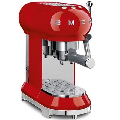SMEG 50s Style Retro Espresso Kahve Makinesi Glossy Red