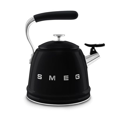 Smeg 50s Style Siyah Set Üstü Düdüklü Kettle 2.3 lt