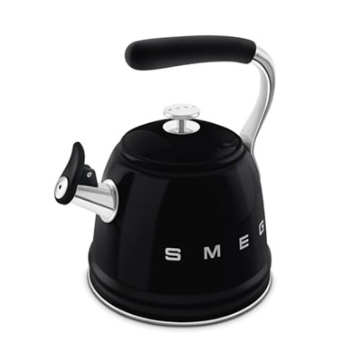 Smeg 50s Style Siyah Set Üstü Düdüklü Kettle 2.3 lt