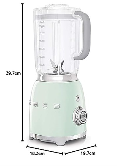 Smeg Blf01Pgeu Mikser, 1,5 Litre, Pastel Yeşil