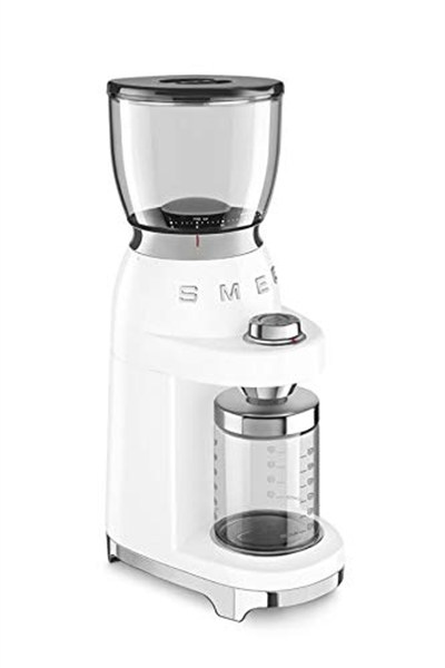 Smeg CGF01WHEU Kahve Öğütme Makinesi, Beyaz