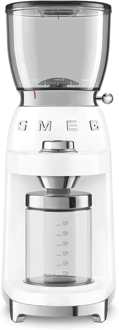 Smeg CGF01WHEU Kahve Öğütme Makinesi, Beyaz