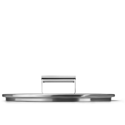 Smeg, CKFL2601, sertleştirilmiş camdan düz kapak, çap 26 cm, paslanmaz çelik sap, buhar çıkışı, tencere ürünleri ile uyumlu, 27,5  - Seçenekler: Durchmesser 24 cm, Durchmesser 26 cm, Durchmesser 28 cm