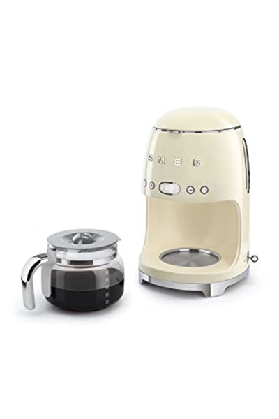 Smeg DCF02CREU Filtre Kahve Makinesi, Krem