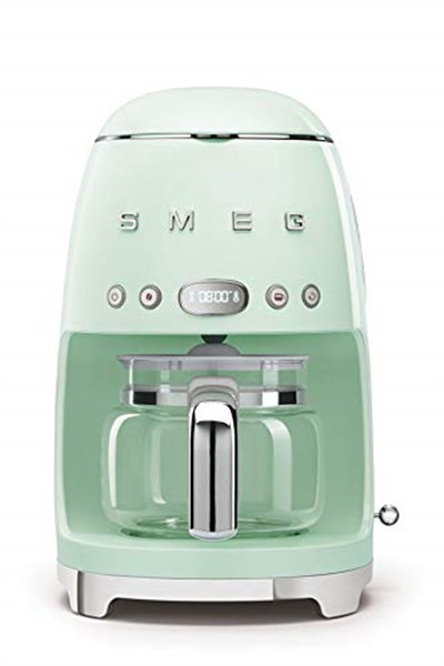 SMEG DCF02PGEU Filtre Kahve Makinesi 50S Style Pastel Yeşil 1.4 Litre 10 Fincan Kapasiteli