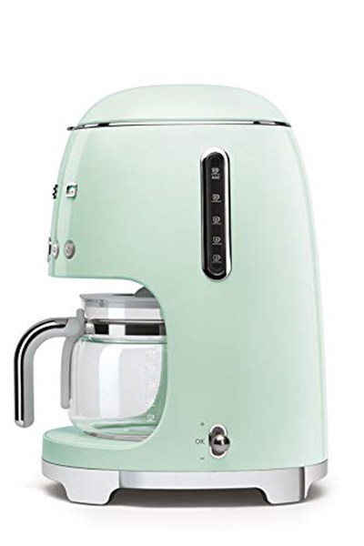 SMEG DCF02PGEU Filtre Kahve Makinesi 50S Style Pastel Yeşil 1.4 Litre 10 Fincan Kapasiteli
