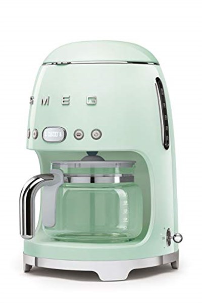 SMEG DCF02PGEU Filtre Kahve Makinesi 50S Style Pastel Yeşil 1.4 Litre 10 Fincan Kapasiteli