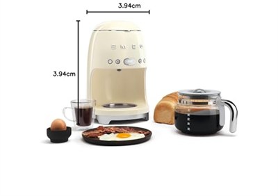 SMEG DCGC01 DCF02 kahve makinesi için sürahi aksesuarı, plastik