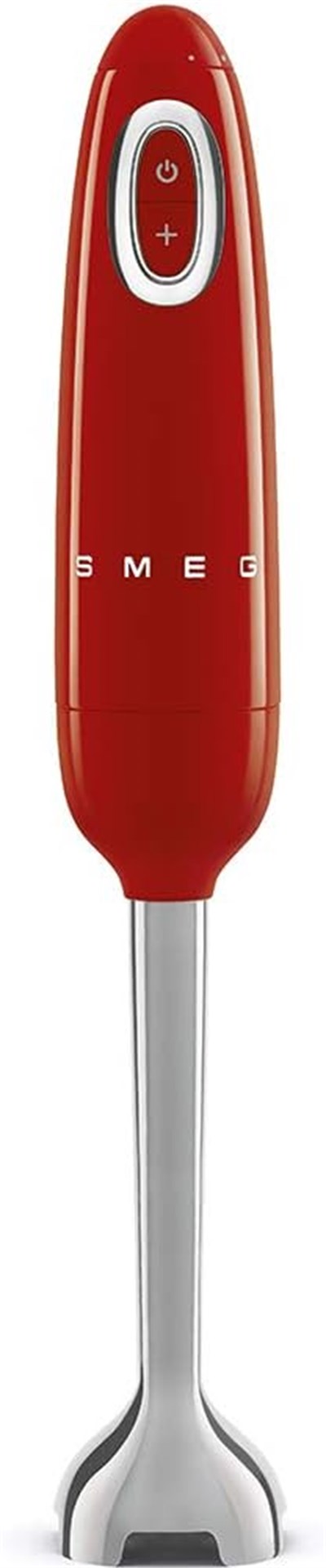 Smeg, HBF03RDEU el mikseri, turbo fonksiyonlu ve akış blenderi kesme sistemi, kaymaz saplı, entegre kablo sargısı, aksesuarlar dahil, 700 W güç, kırmızı