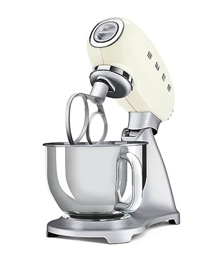 SMEG SMF02SVUK/PBUK/PGEU SMF02CREU 4,8 L mutfak robotu krem, 18/10 çelik