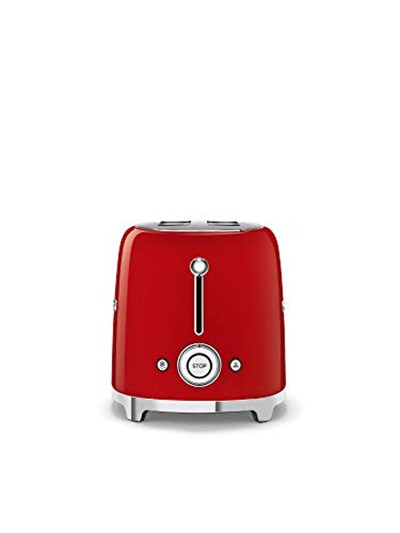 Smeg TSF01RDEU Ekmek Kızartma Makinesi 2x2, Kırmızı