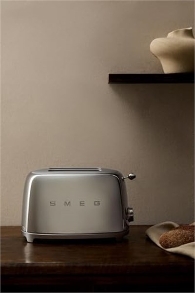 Smeg TSF01SSEU Ekmek Kızartma Makinesi 2x2, Krom
