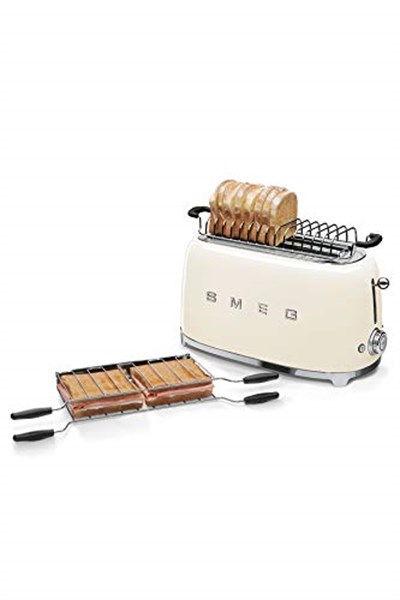 Smeg TSF02CREU Ekmek Kızartma Makinesi, Krem