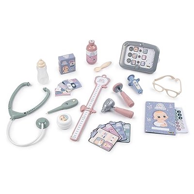 Smoby, 240305, Bebek Bakım Merkezi, Bol Aksesuarlı, Pilli, Sesli ve Işıklı