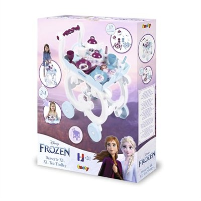 Smoby, 310517, Frozen 2 Tekerlekli Servis Arabası, Oyuncak Çay Servisli Oyun Seti, Aksesuarlar, Frozen 2 Wheeled Service Car