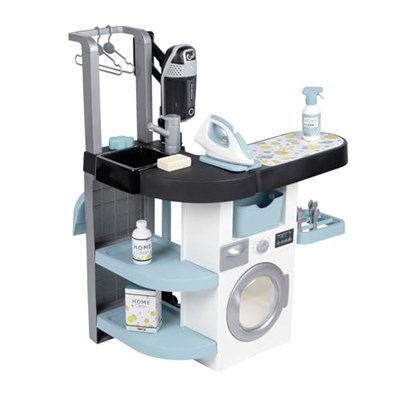 Smoby, 330320, Rowenta Wash & Clean Çamaşırhane Oyun Seti