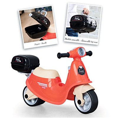 Smoby, 721007, Scooter Ride-On Kurye Motosikleti, Kornalı, Sesli, Scooter Ride-On Courier Motorcycle
