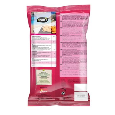 Snatts Barbekü Aromalı Atıştırmalık 75 Gram