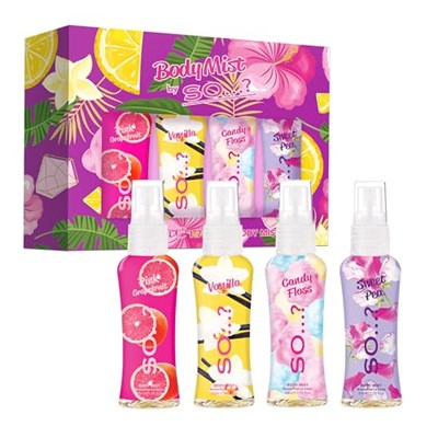 So...? Body Mist Mini Vücut Spreyi Hediye Seti (4X50ML)