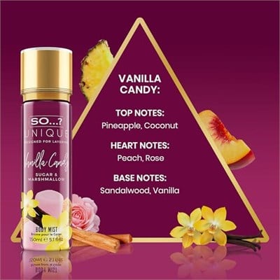 So...? Unique Vanilla Candy Vücut Spreyi 150ml