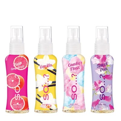 So...? Body Mist Mini Vücut Spreyi Hediye Seti (4X50ML)
