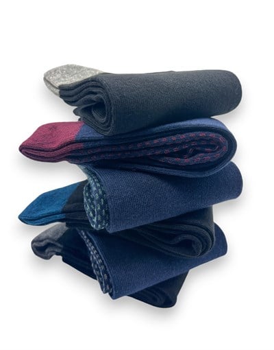 SOCKS Basic 12 Çift Erkek Pamuklu Düz Renk Soket Çorap SİYAH LACİVERT FÜME -1