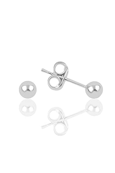 Söğütlü Silver Gümüş 5 mm gümüş top küpe