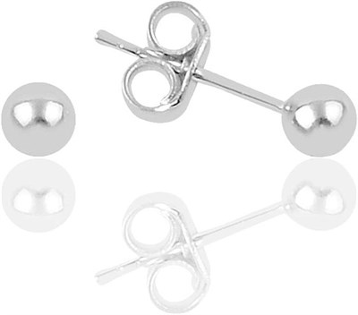 Söğütlü Silver Gümüş 5 mm gümüş top küpe
