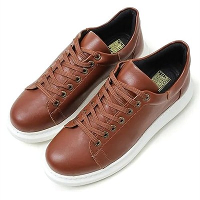 Solaress 257 Erkek Deri Sneaker, Her Tarza Uygun Günlük Spor Ayakkabı