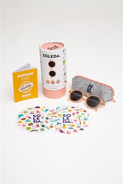 SOLEDA 3-6 Yaş Çocuk Güneş Gözlüğü - Blush (Şampanya)