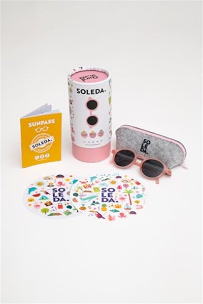 SOLEDA 3-6 Yaş Çocuk Güneş Gözlüğü - Candy Pink
