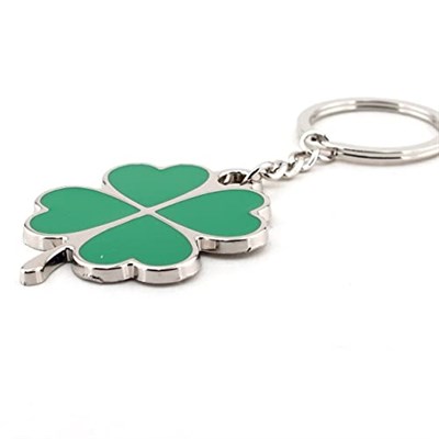 Solfera Dört Yapraklı Yonca Şans Metal Anahtarlık KC282