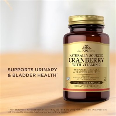 Solgar Cranberry with Vitamin C 60 Kapsül