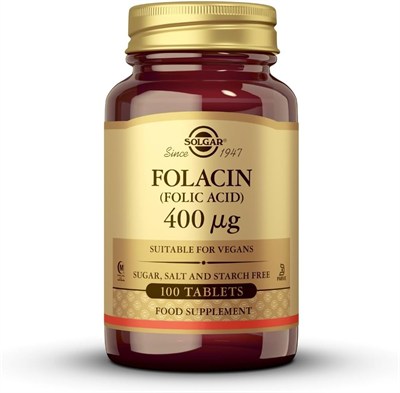 Solgar Folic Acid 100 Tablet
