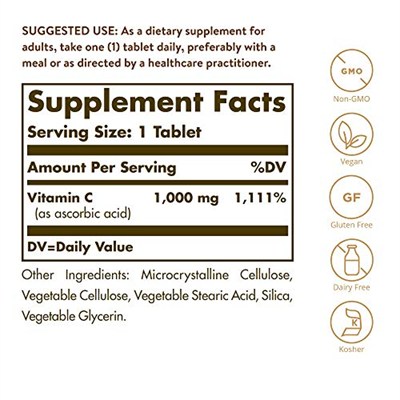 Solgar Vitamin C 1000 Mg 90 Tablet