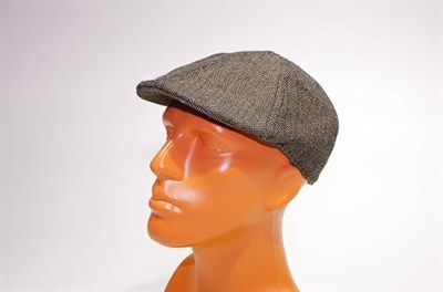 solognac Erkek Şapka Driver Kasket Flat Cap Su Tutmaz Yünlü Bej BEJ 56 CM